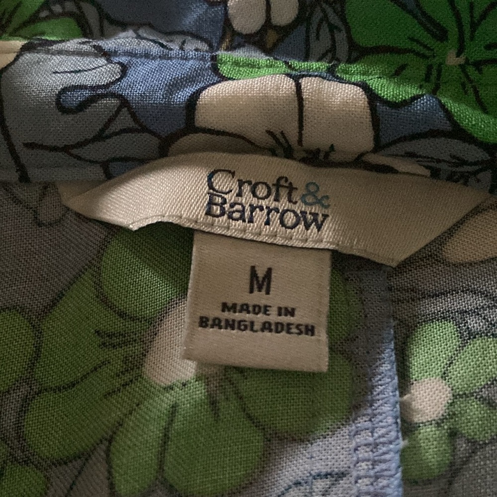 Croft and Barrow women’s floral maxi dress sleeveless button down summer - Picture 5 of 9